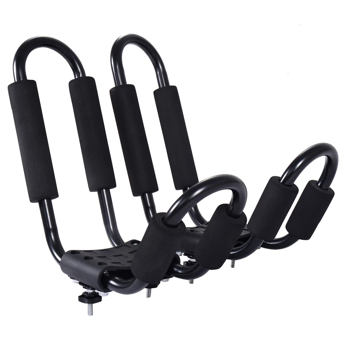 CostwayLot de 4 Support Kayak Anti-Friction en Forme de UPorte-Bateau Universel