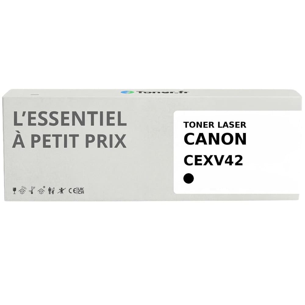 Toner compatible Canon CEXV42 Noir
